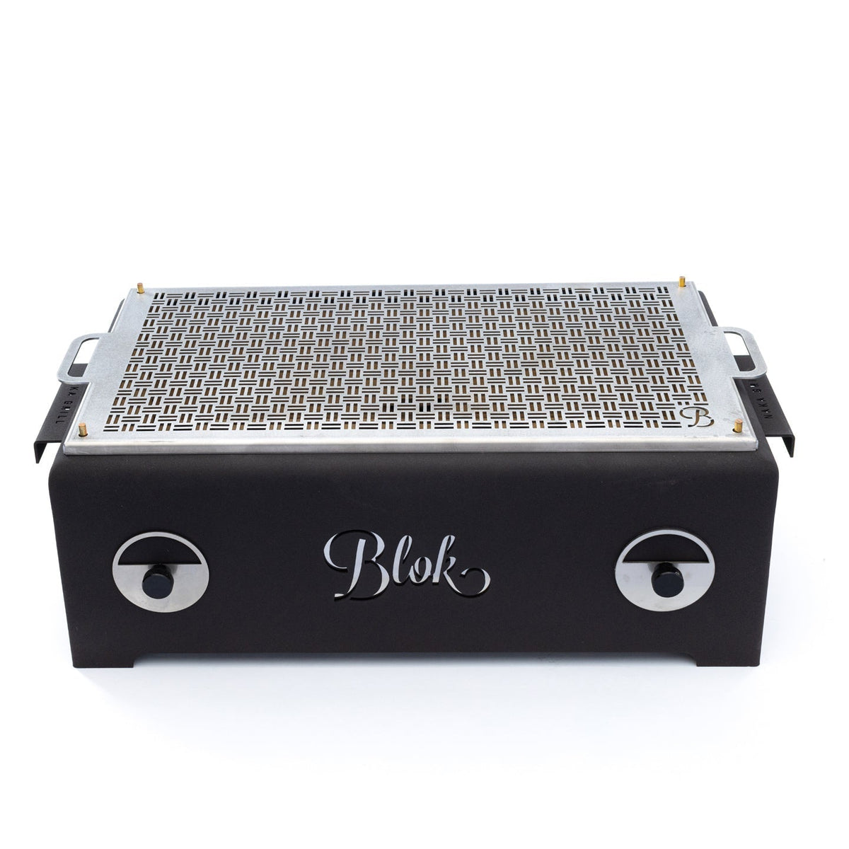 Blok Naka table grill in black for outdoor entertaining and grilling