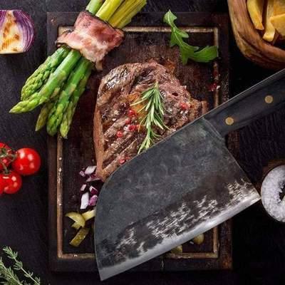 Full Tang Hand Forged Serbian Steel Chef's Knife.