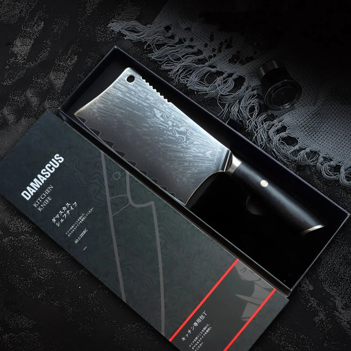 3-Piece Damascus Kitchen knife set