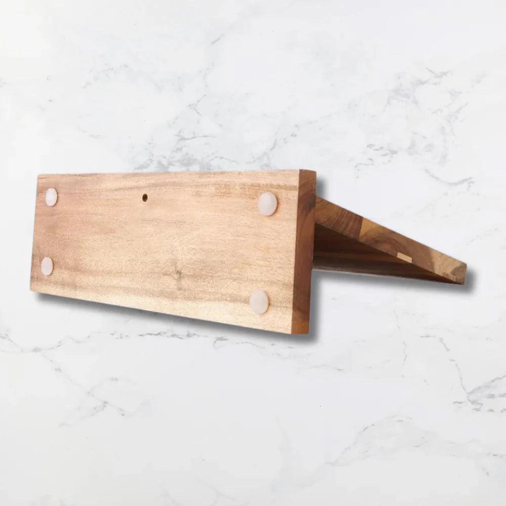 Acacia Wood Magnetic Knife Block Holder