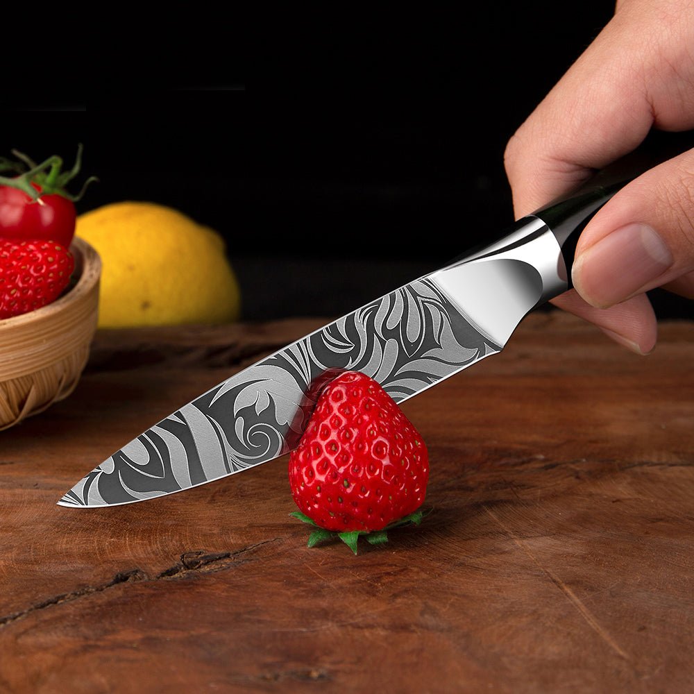8 Piece Kitchen Knives Set - Letcase