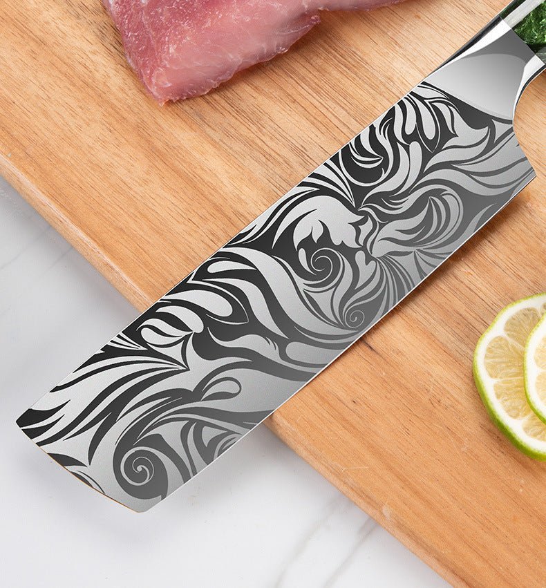 8 Piece Kitchen Knives Set - Letcase