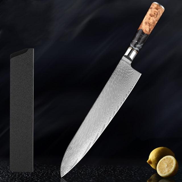 Hanikamu VG10 Damascus Chef Knife Set