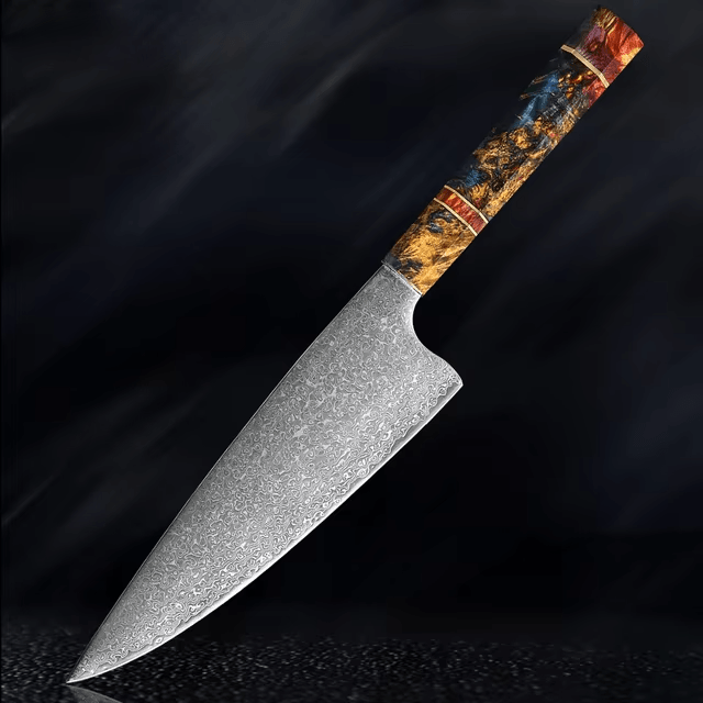 Utsukushi Japanese Damascus Steel VG10 Chef Kitchen Knife Set