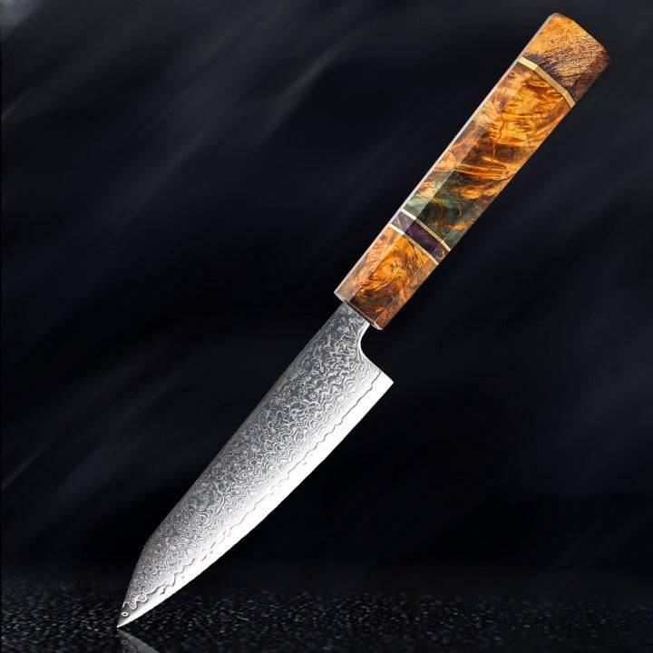 Utsukushi Japanese Damascus Steel VG10 Chef Kitchen Knife Set