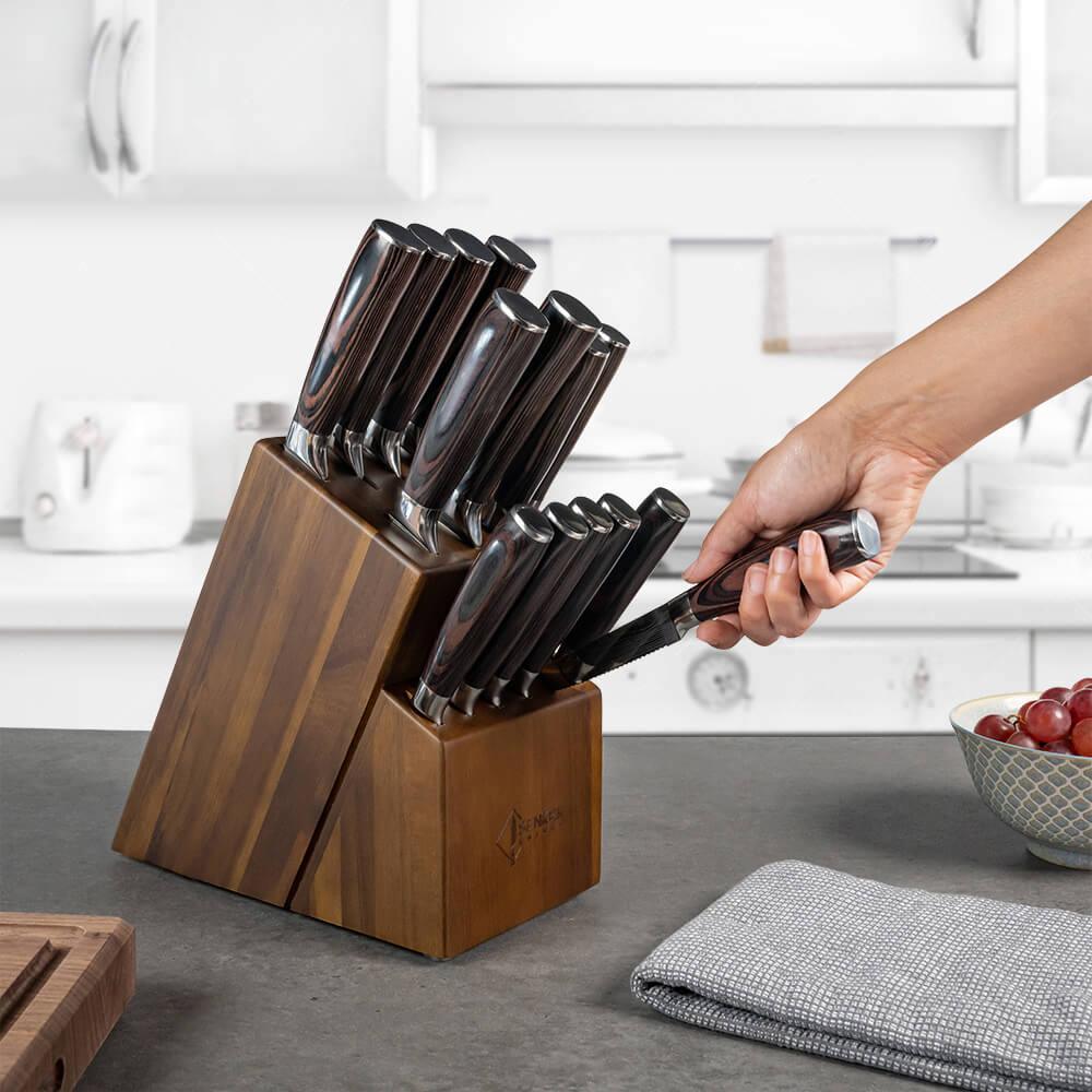 16-Piece Master Chef Knife Block Set