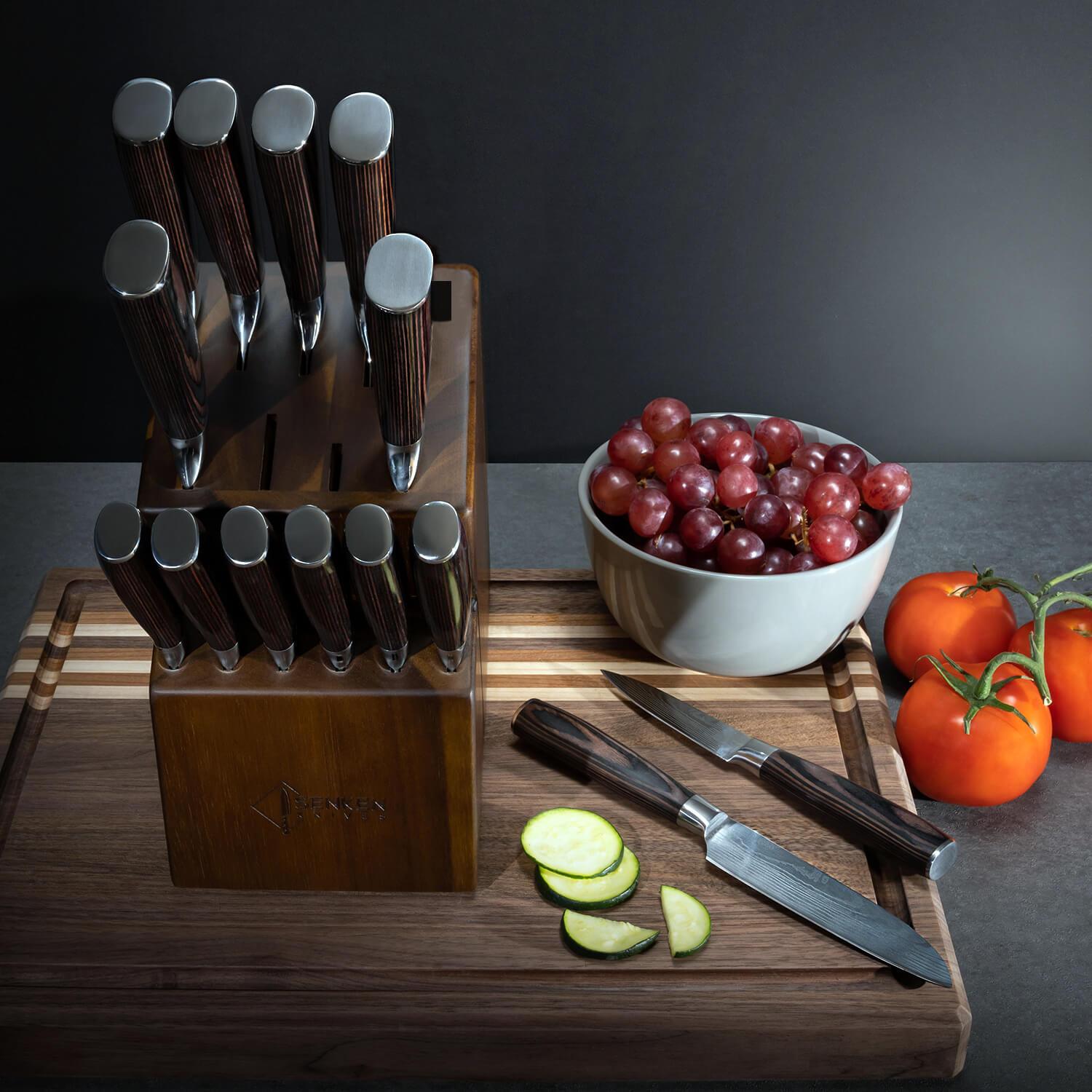 16-Piece Master Chef Knife Block Set