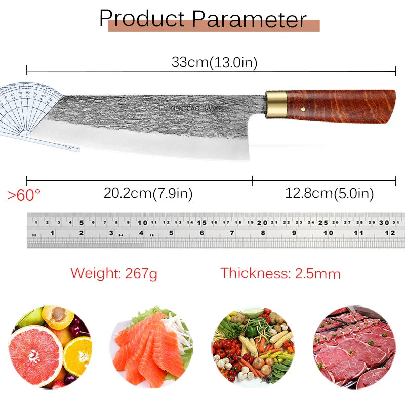 Horl Professional Japanese Hand-Forged Chef Cleaver
