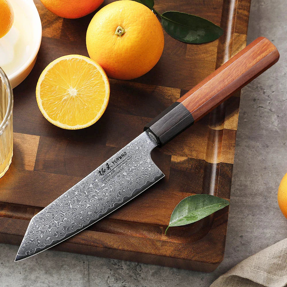 Horl 5” Hand-Forged Japanese Damascus Utility Knife
