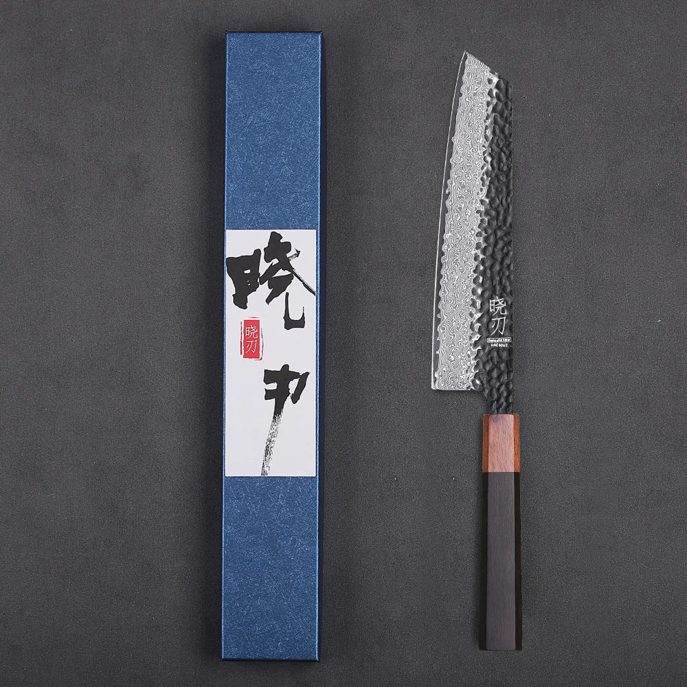 Horl 8.2” Japanese Kiritsuke Knife – Damascus VG10 Chef Knife