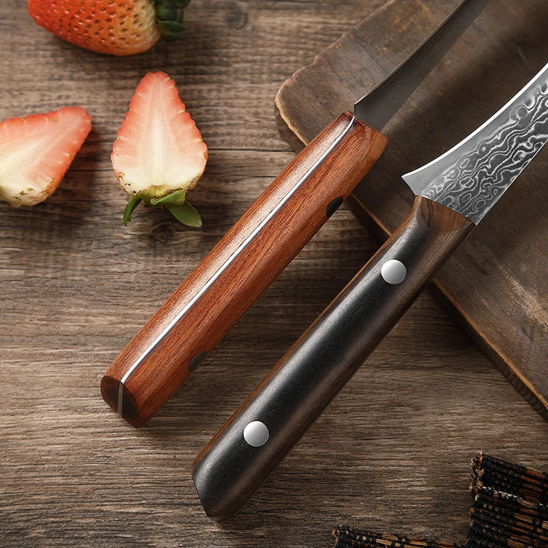 Horl Bird-Beak Paring Knife – 3.5” Damascus Stainless Steel