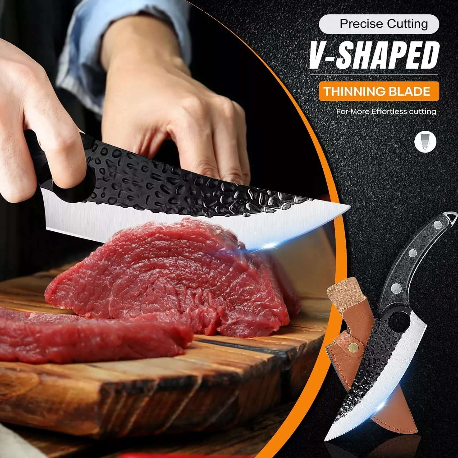 Japanese Kitchen Knife - Sharp All-Round - Perfect for Chefs & Home Cooking