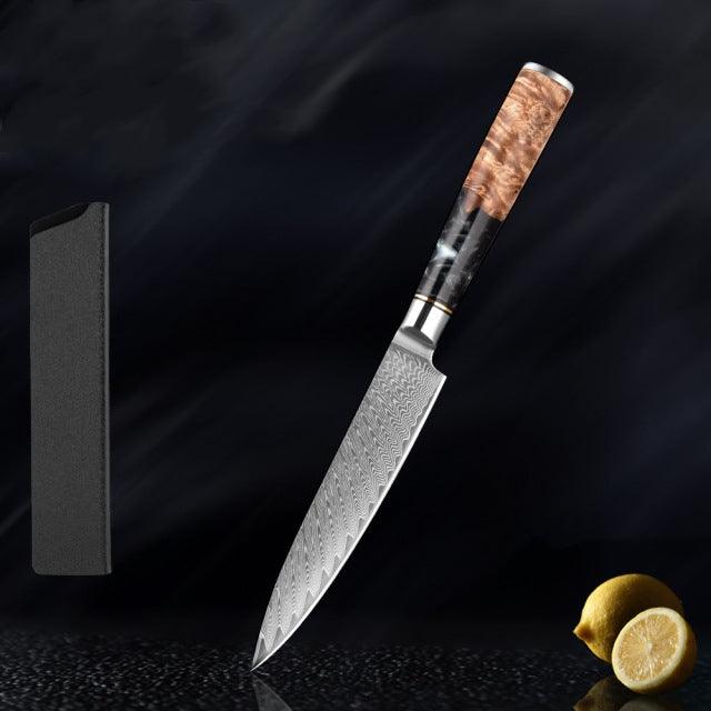 Hanikamu VG10 Damascus Chef Knife Set