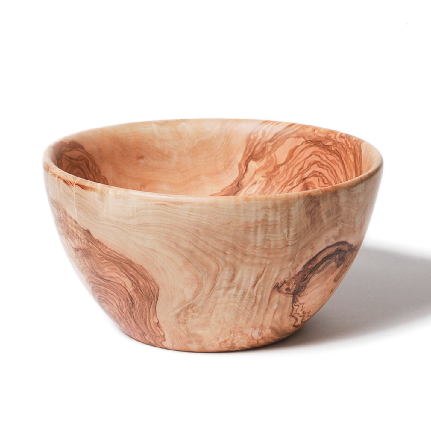 Durable ceramic construction of Berard Olivewood Salad Bowl