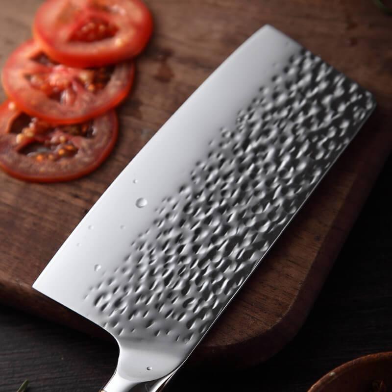 Chinese Meat Cleaver, Forged 7 Inch Cleaver Knife