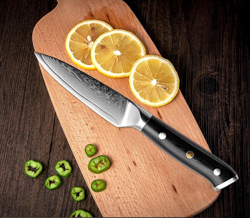 Damascus Steel Kitchen Chef Knife Set - Letcase