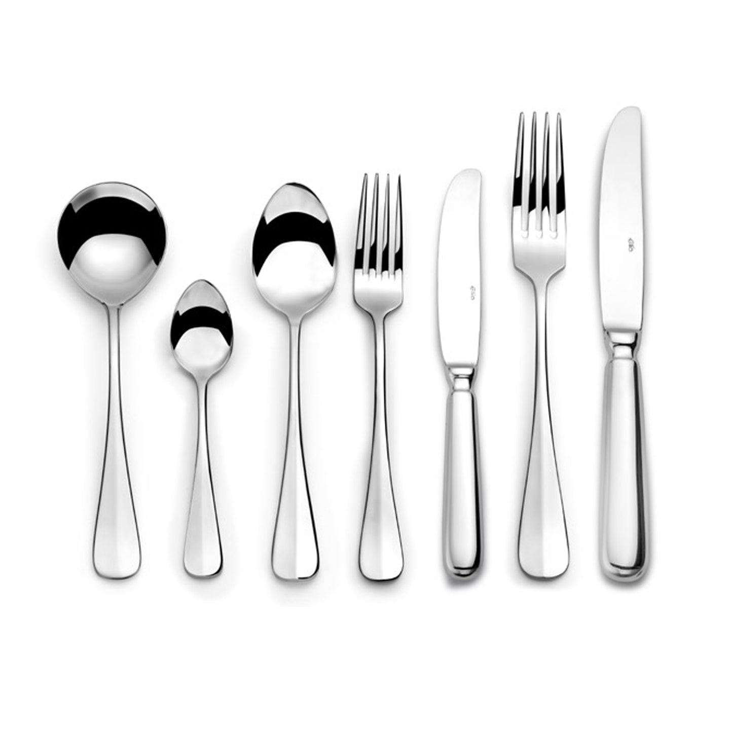 Avignon 44-piece stainless steel cutlery set with high-quality forks, knives, and spoons