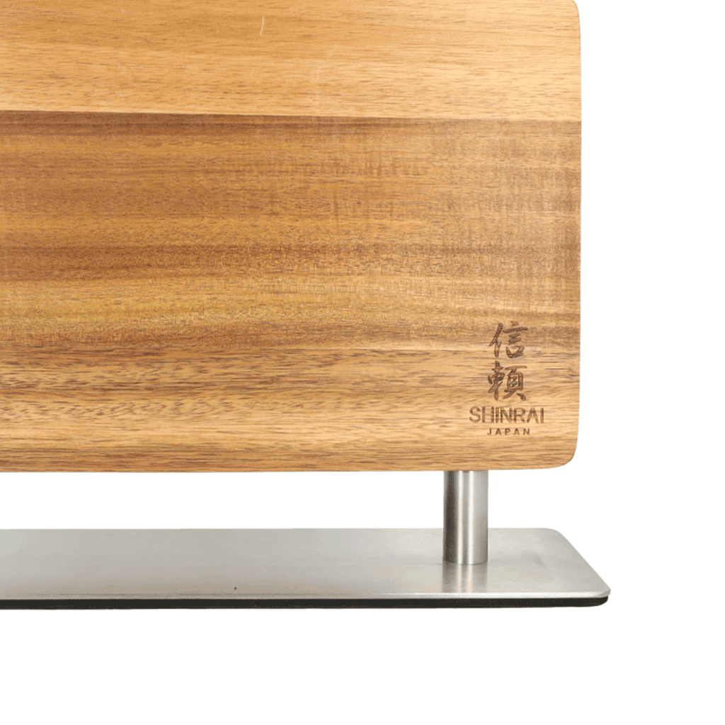 Magnetic Knife Block Stans - Acacia Wood