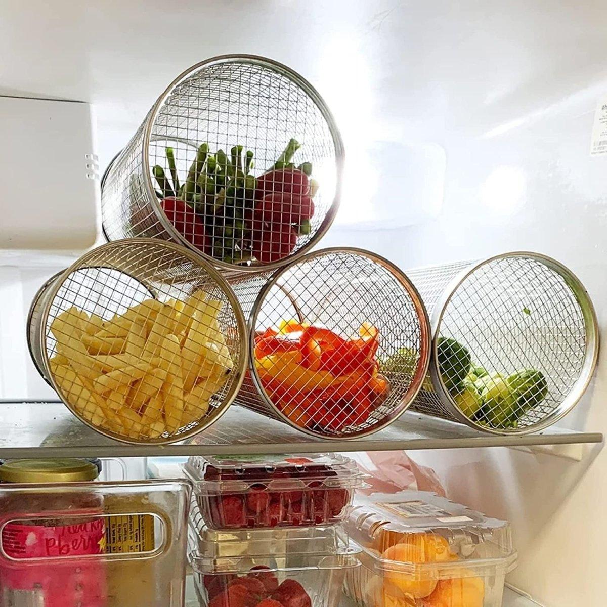 Grill Basket for Veggies BBQ, Non-Stick, 2-Piece