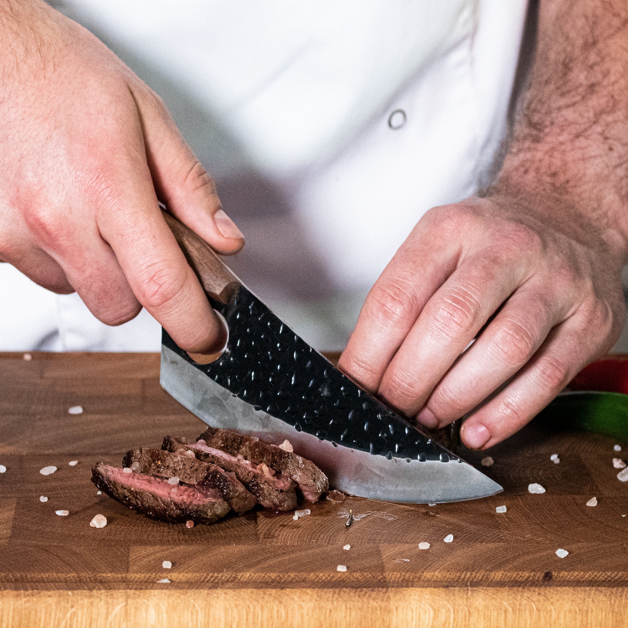 Universal Chef's Knife with Holster - Brown