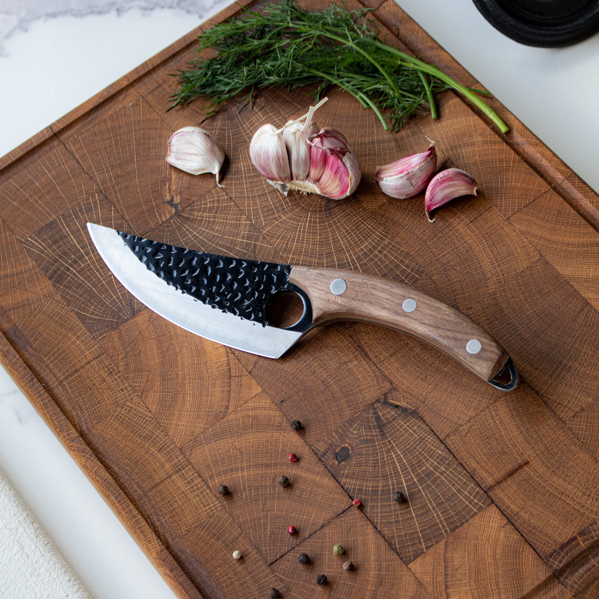 Universal Chef's Knife with Holster - Brown