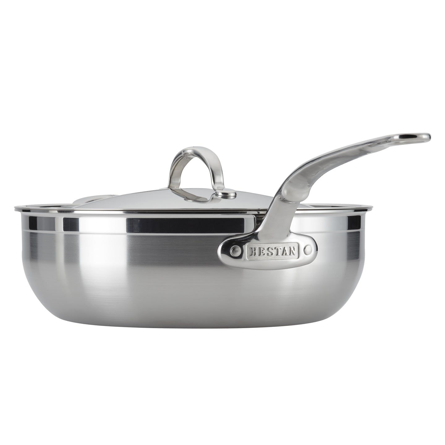 Hestan ProBond Essential Non-Stick Cookware Pan with Lid, ideal for chefs and home cooks alike