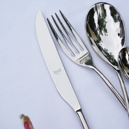Polished Mepra Neve Cutlery Set for formal table settings