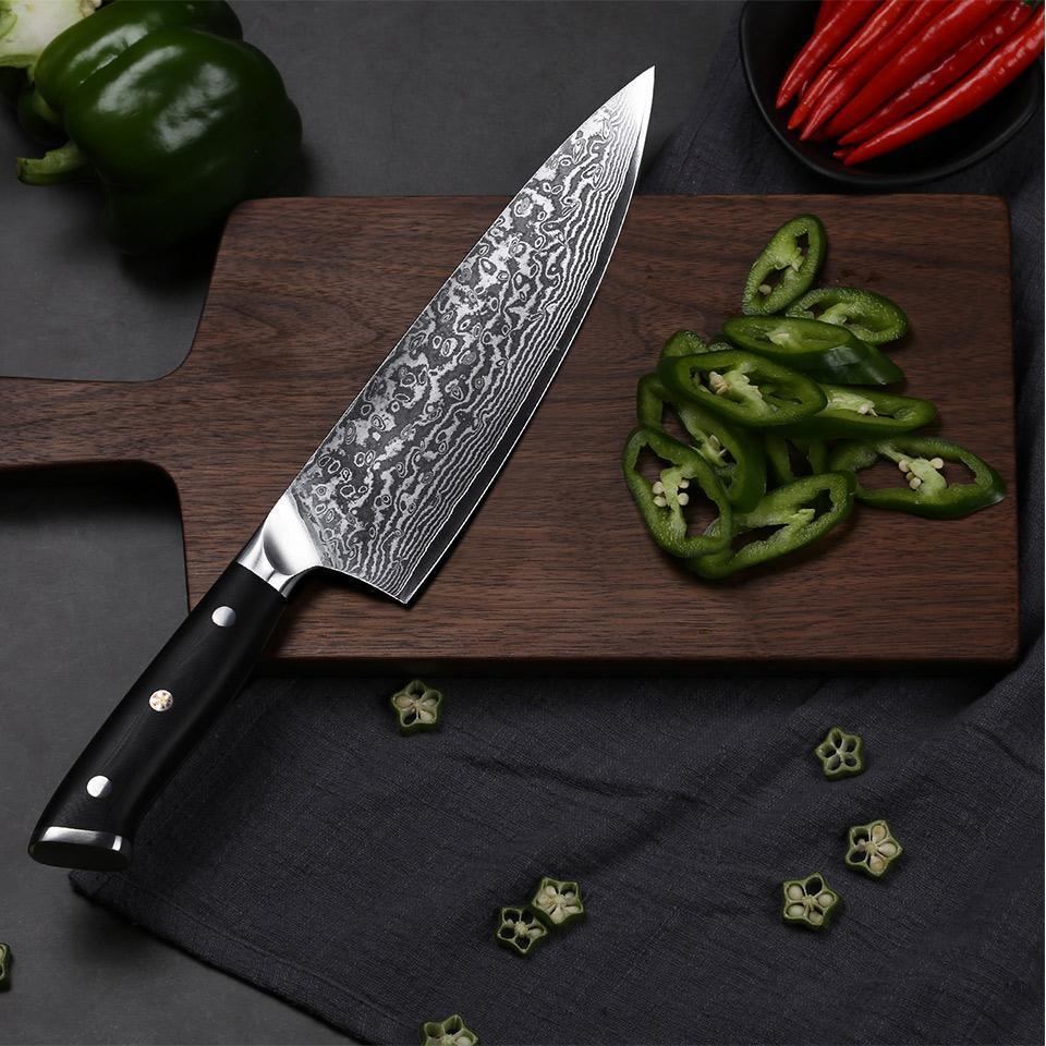 Professional 8" Handmade Damascus Chef Knife