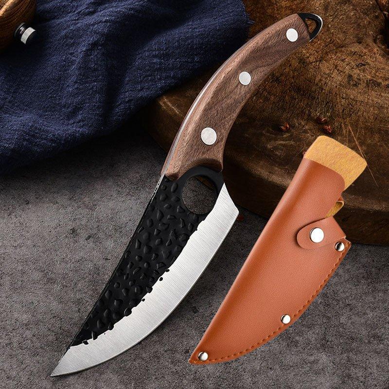 Serbian Chef Knife, Hand-Forged Boning Knife 6” Meat Cleaver