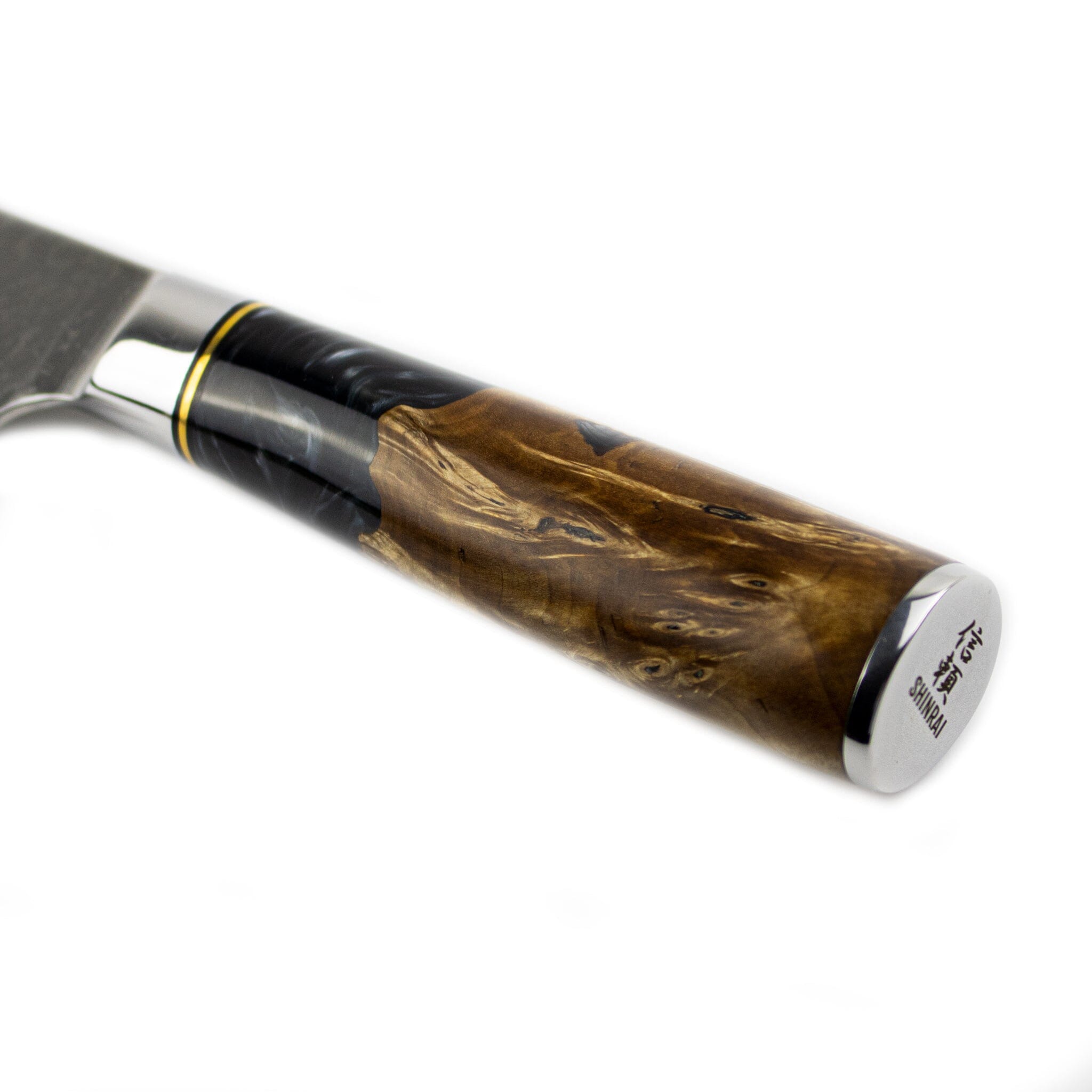 Shinrai Knives - Epoxy Onyx Damascus Koksmes 20 cm Koksmes Shinrai Knives 
