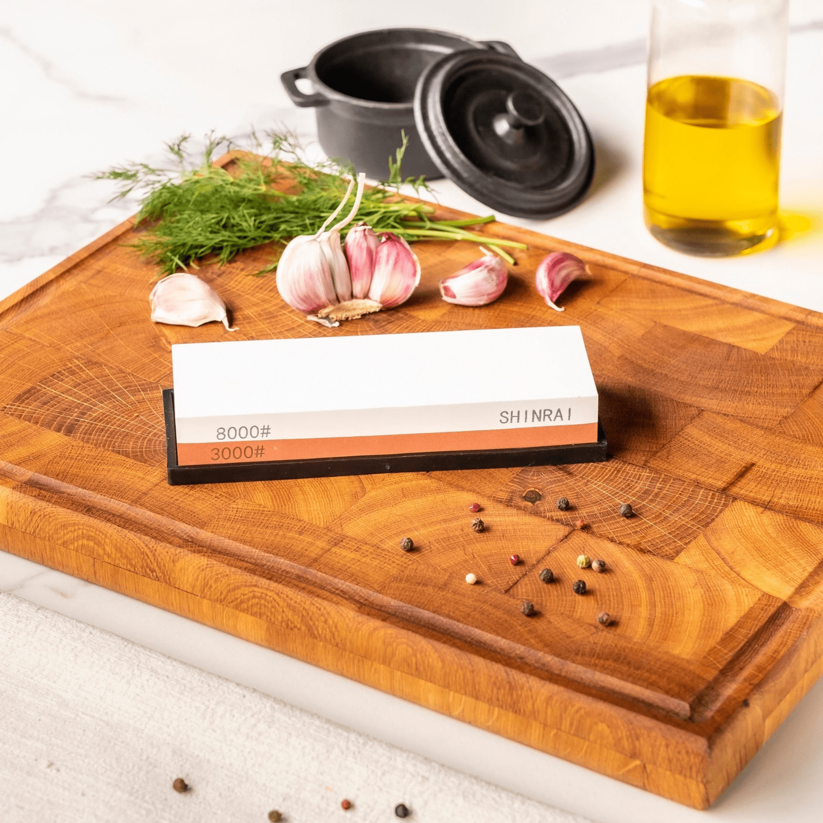 Shinrai Knives - Tweezijdige Slijpsteen - Grit 3000/8000 Slijpsteen Shinrai Knives 