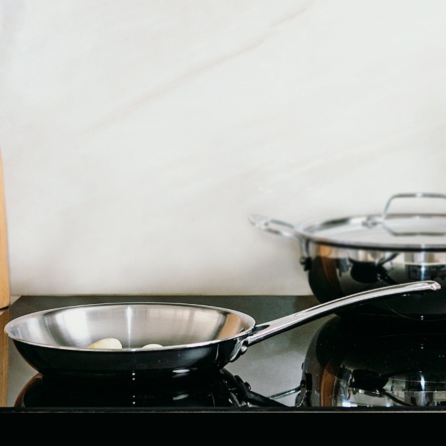 High-quality frying pan from Silampos TriPly for non-stick cooking and durable performance